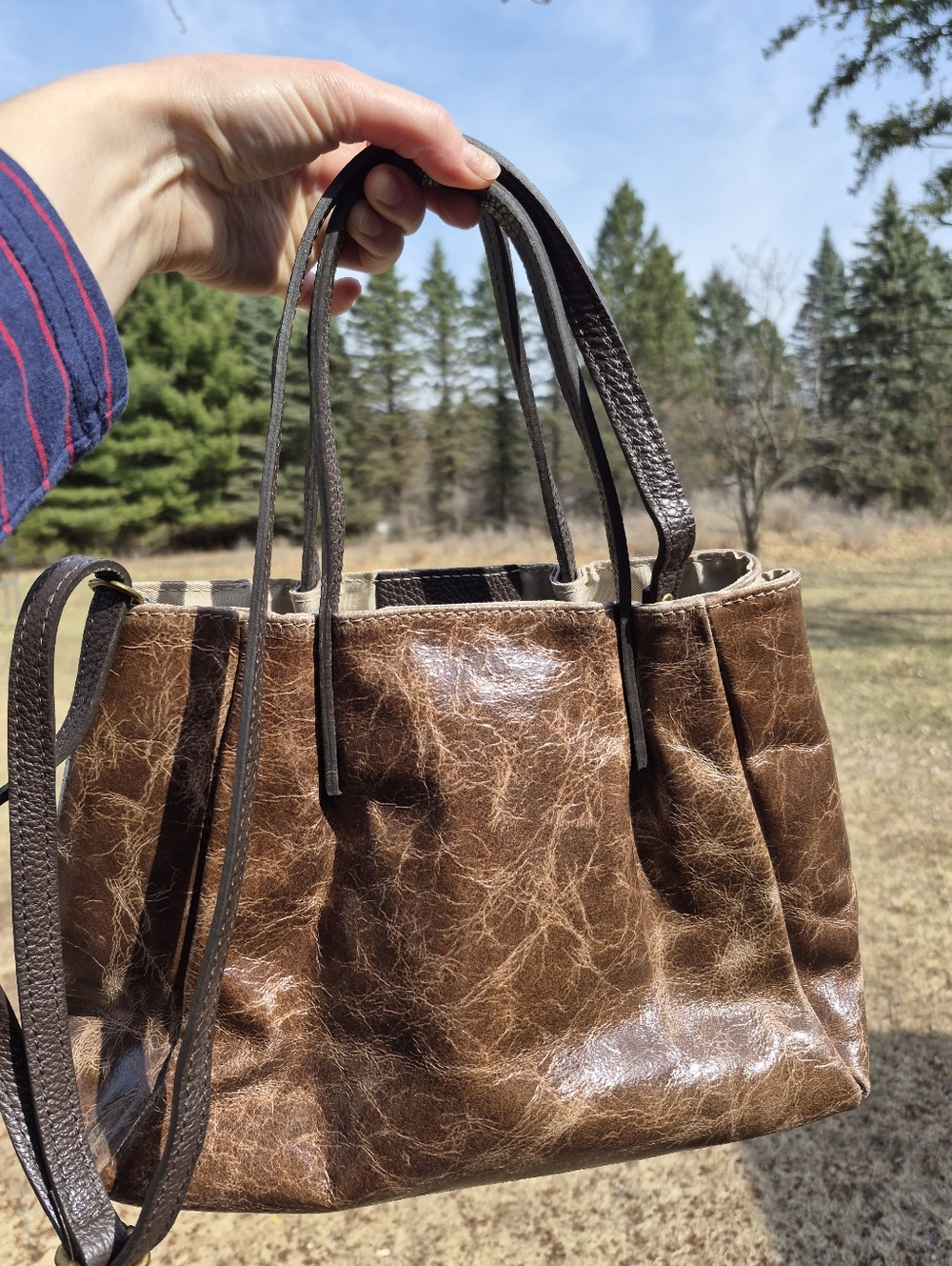 New Lilimill Atrani Leather Satchel by All Black Footwear